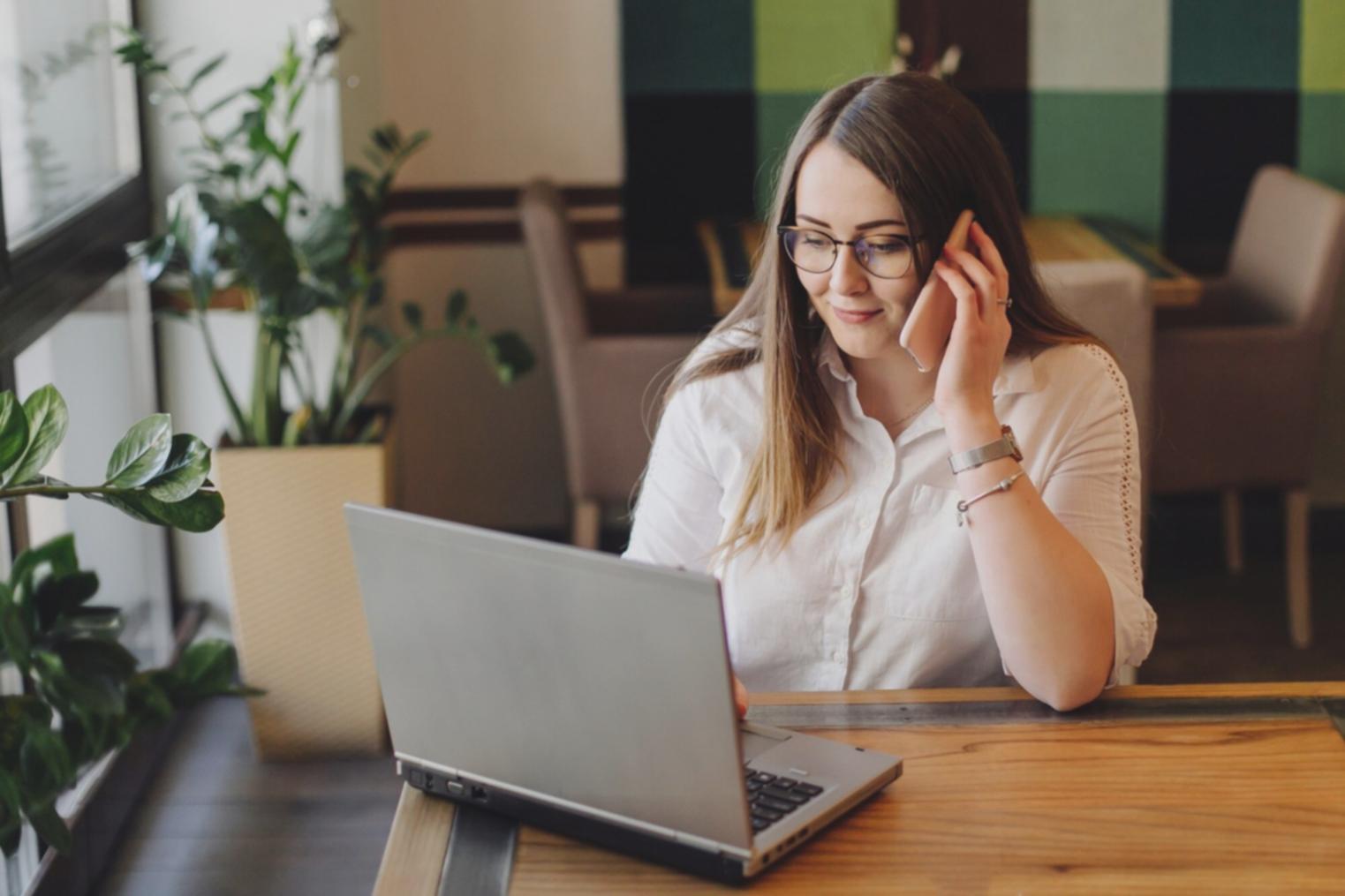 Financial analysis workspace with reports and data